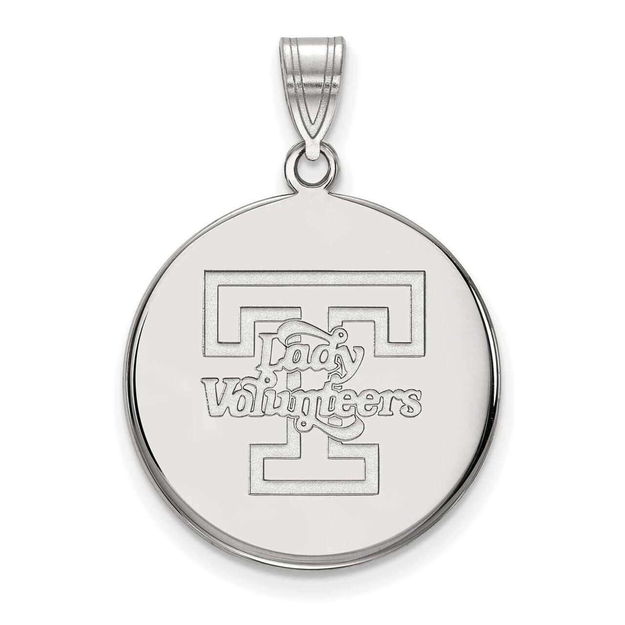 University of Tennessee Large Disc Pendant 10k White Gold 1W078UTN, MPN: 1W078UTN, 886774793528