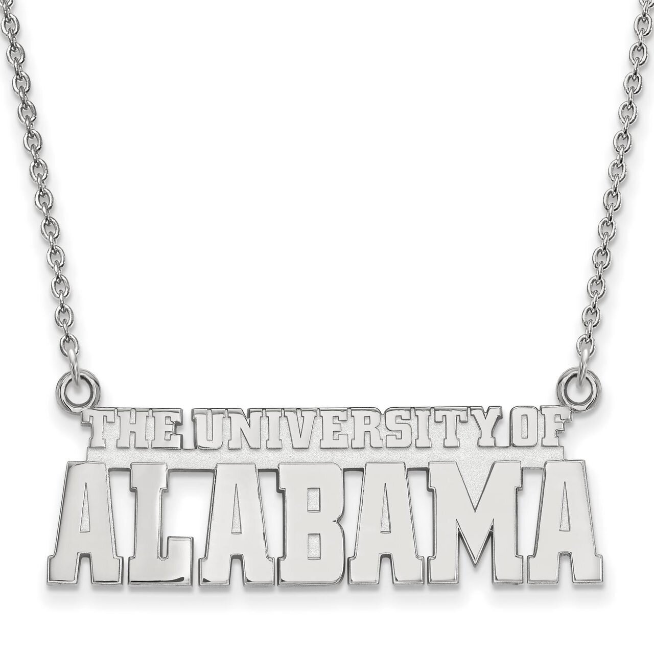 University of Alabama Small Pendant 10k White Gold 1W084UAL