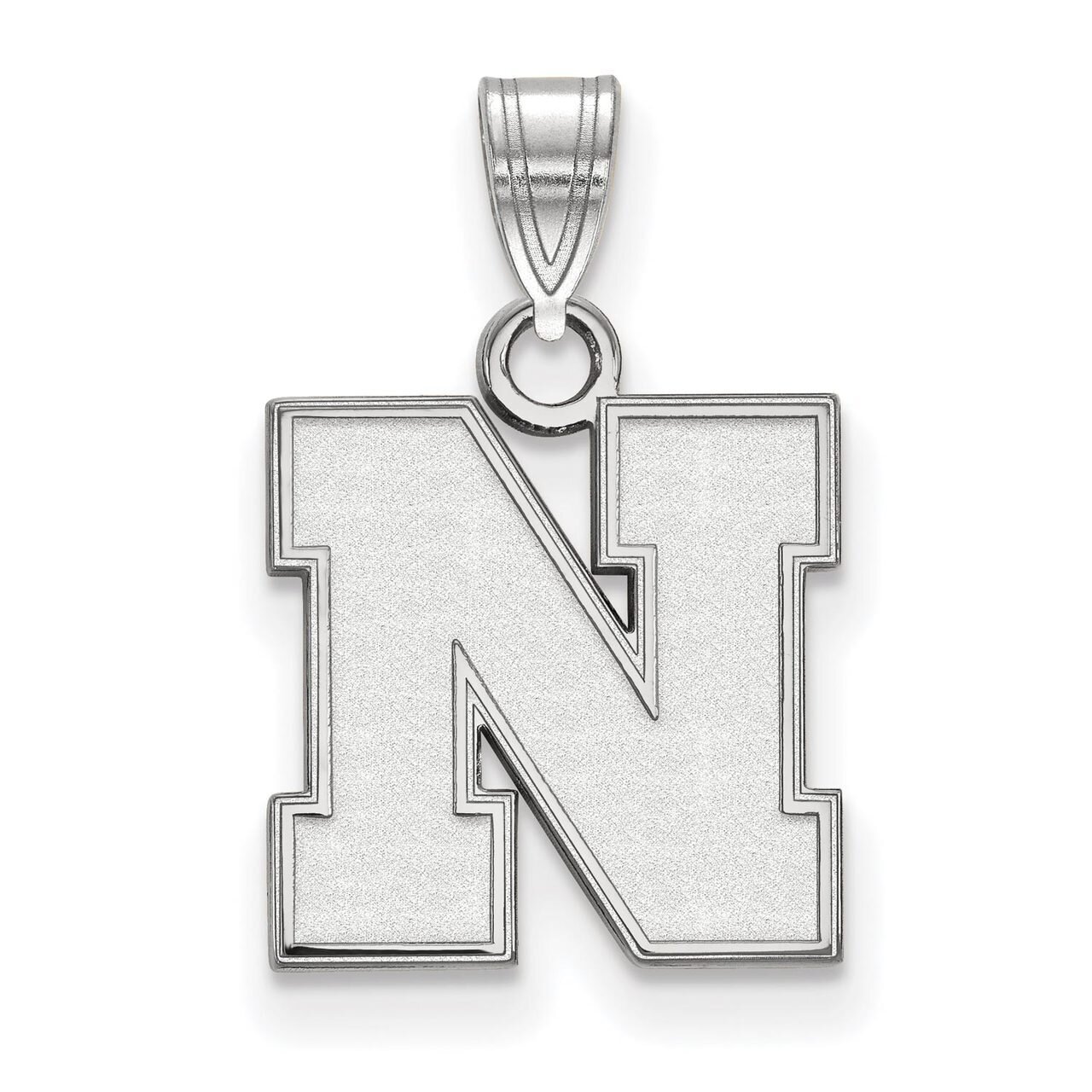 University of Nebraska Small Pendant 10k White Gold 1W084UNE, MPN: 1W084UNE, 886774793795
