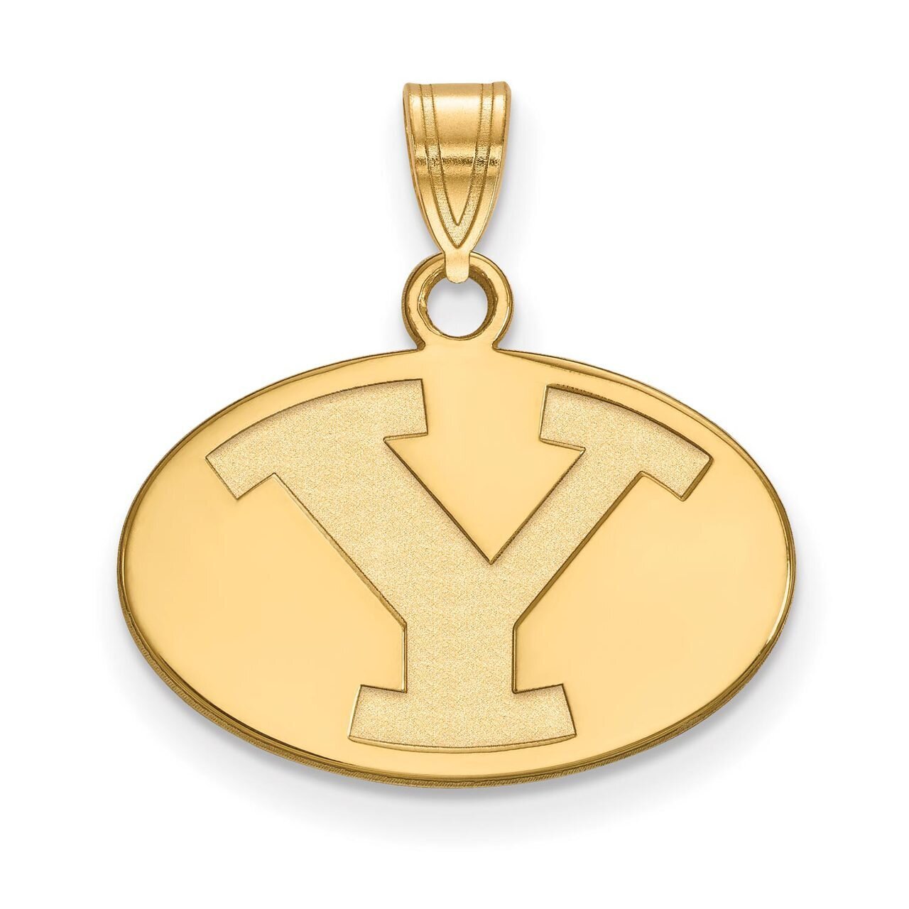 Brigham Young University Small Pendant 10k Yellow Gold 1Y001BYU
