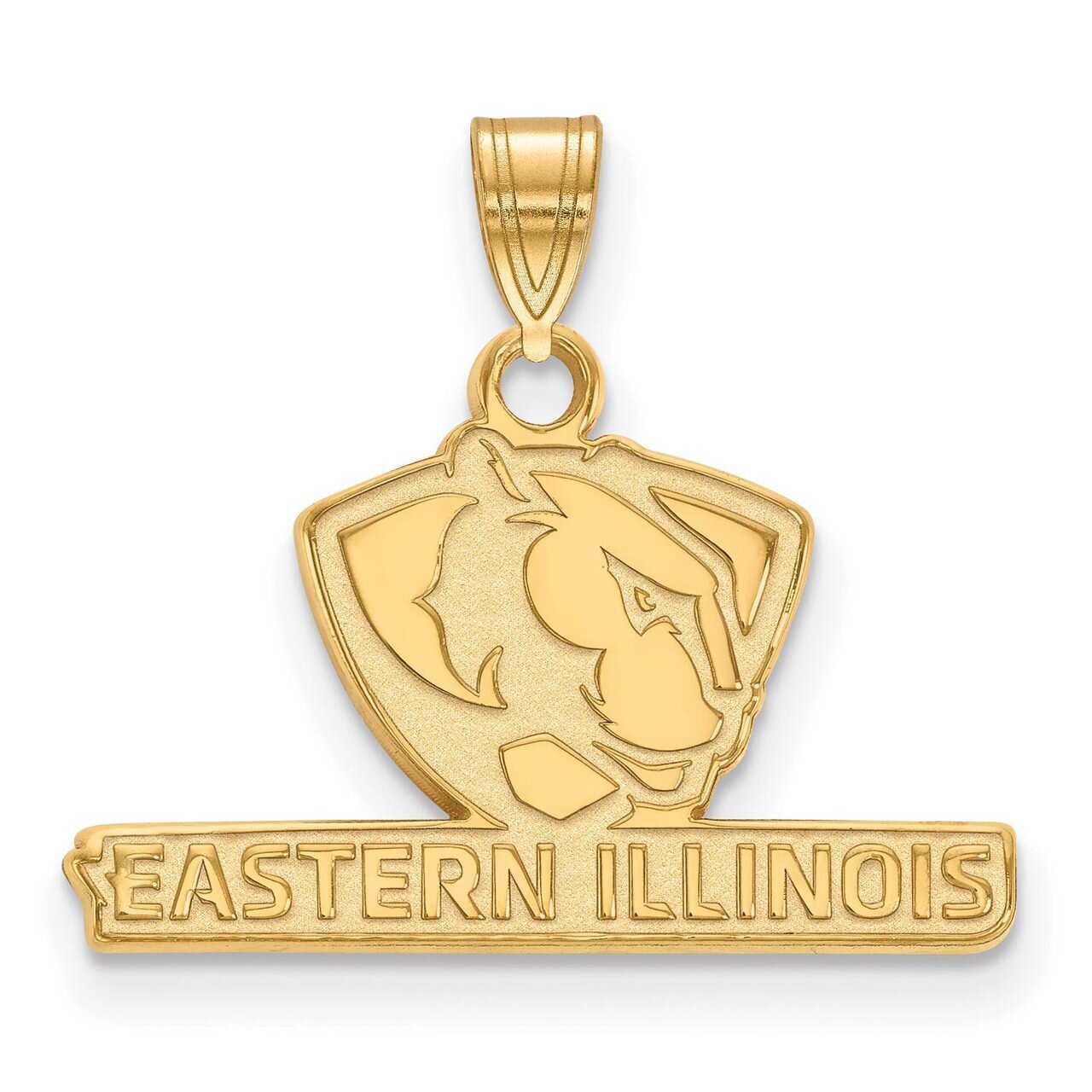 Eastern Illinois University Small Pendant 10k Yellow Gold 1Y001EIU