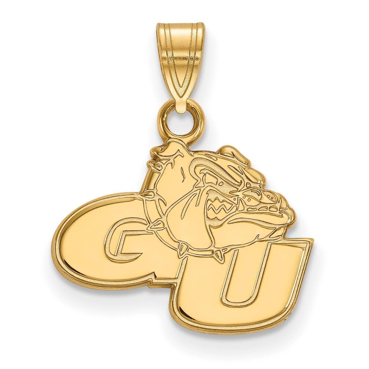 Gonzaga University Small Pendant 10k Yellow Gold 1Y001GON