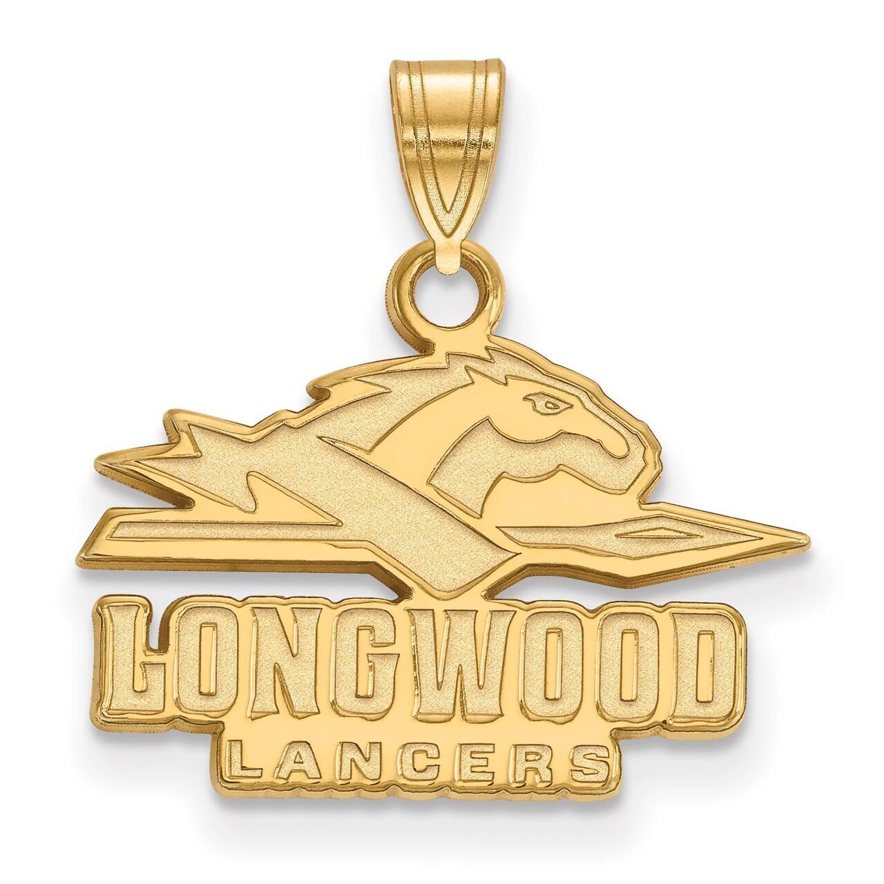 Longwood University Small Pendant 10k Yellow Gold 1Y001LOC