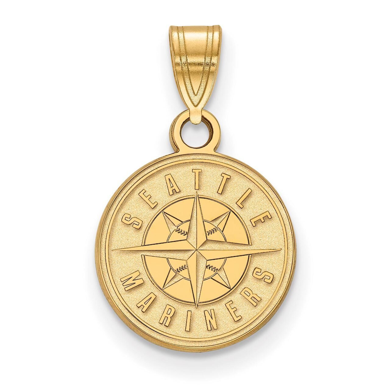 Seattle Mariners Small Pendant 10k Yellow Gold 1Y001MRN, MPN: 1Y001MRN, 886774794938