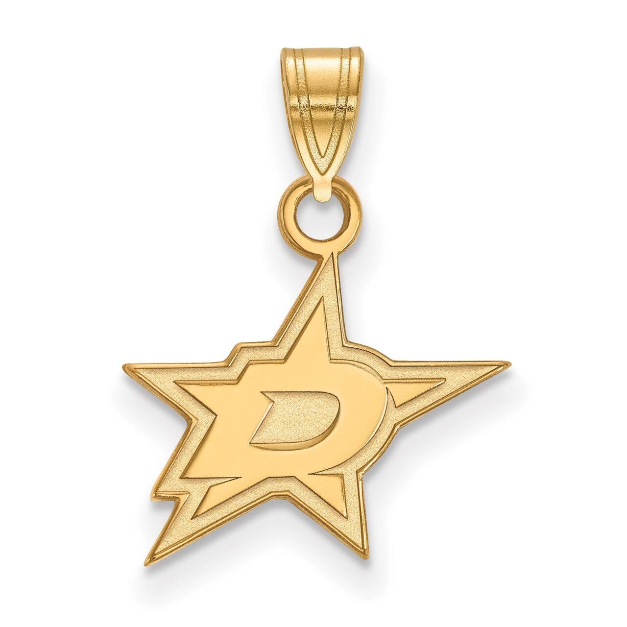 Dallas Stars Small Pendant 10k Yellow Gold 1Y001STA, MPN: 1Y001STA, 886774734293