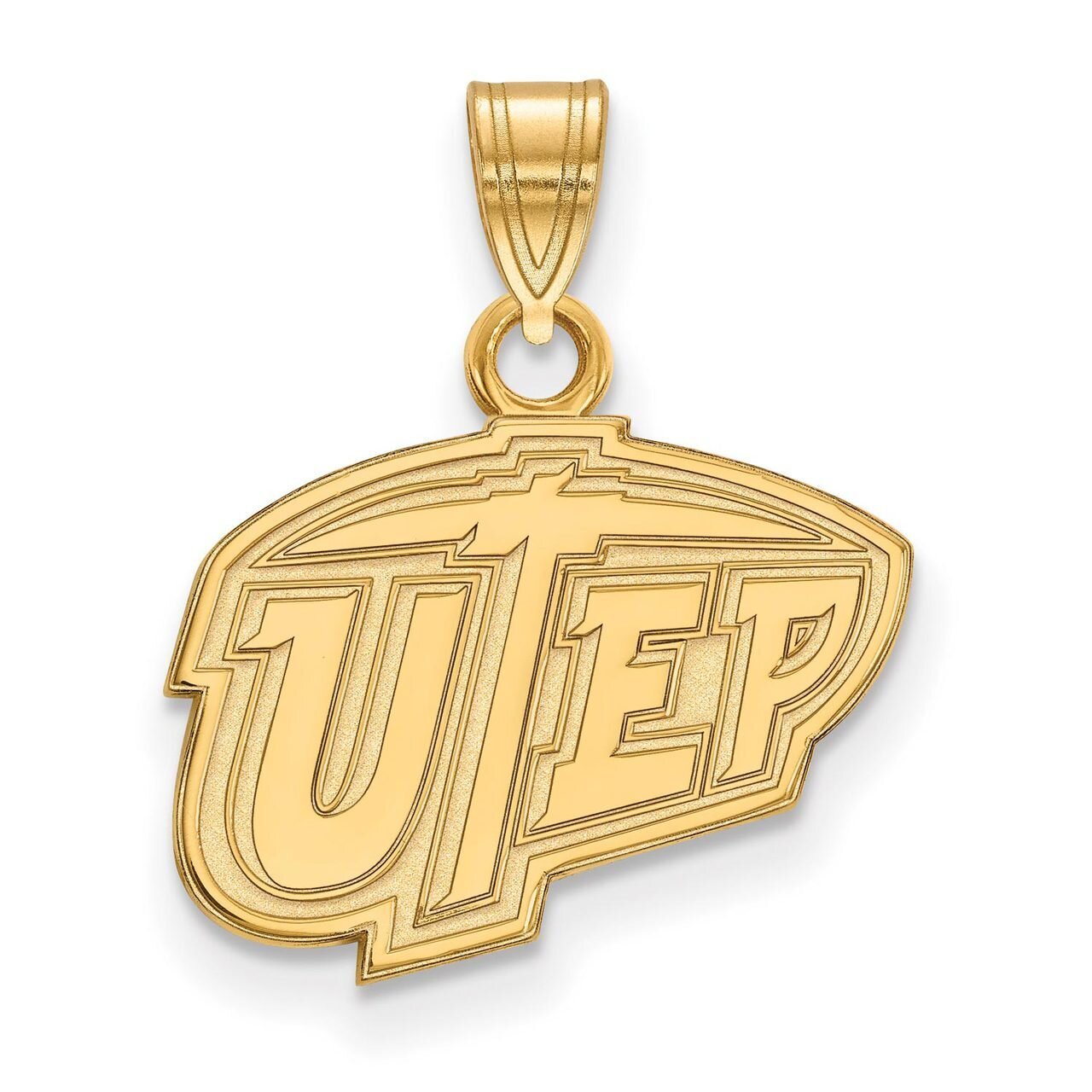 The University of Texas at El Paso Small Pendant 10k Yellow Gold 1Y001UTE