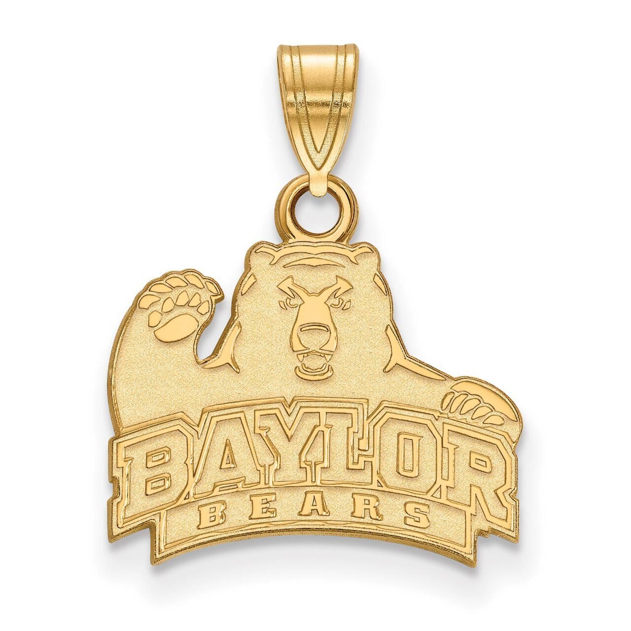 Baylor University Small Pendant 10k Yellow Gold 1Y002BU