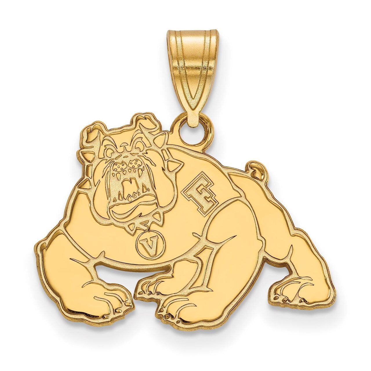 California State University Fresno Medium Pendant 10k Yellow Gold 1Y002CSF, MPN: 1Y002CSF, 88677479…