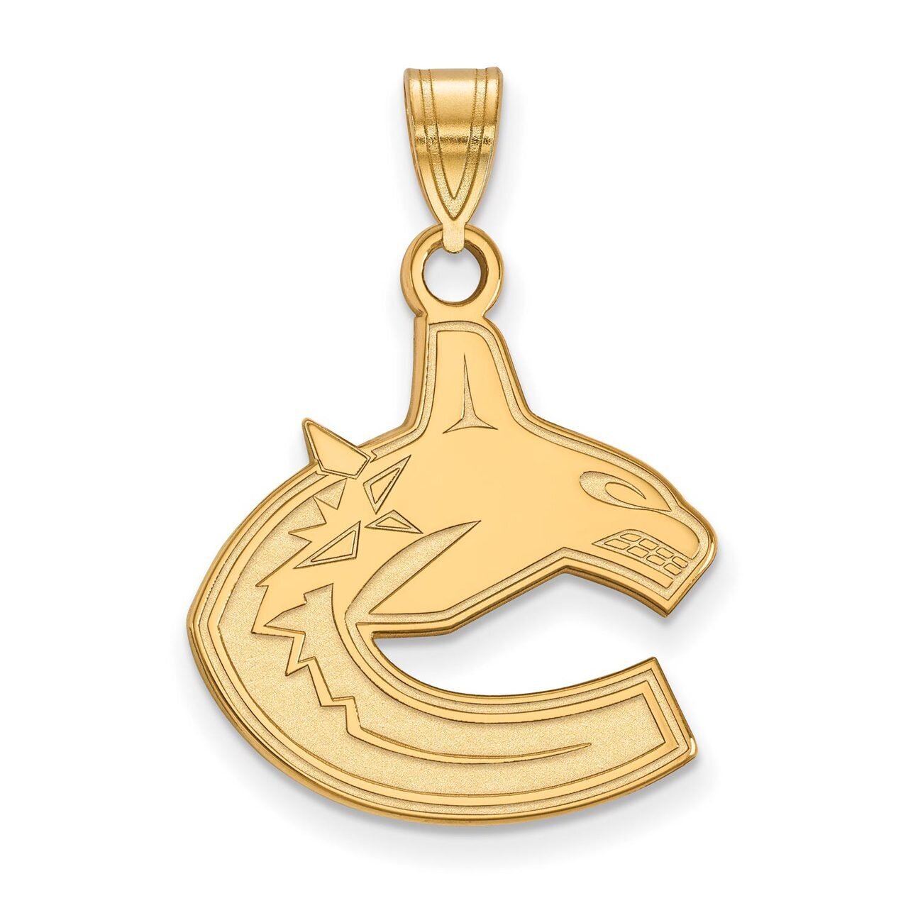 Vancouver Canucks Large Pendant 10k Yellow Gold 1Y002CUC, MPN: 1Y002CUC, 886774734385