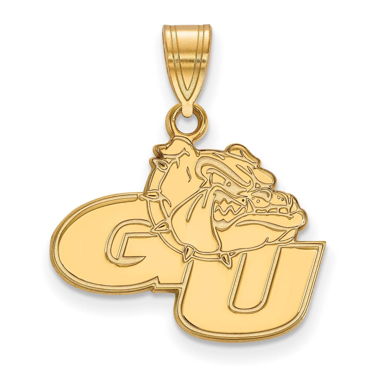 Gonzaga University Medium Pendant 10k Yellow Gold 1Y002GON
