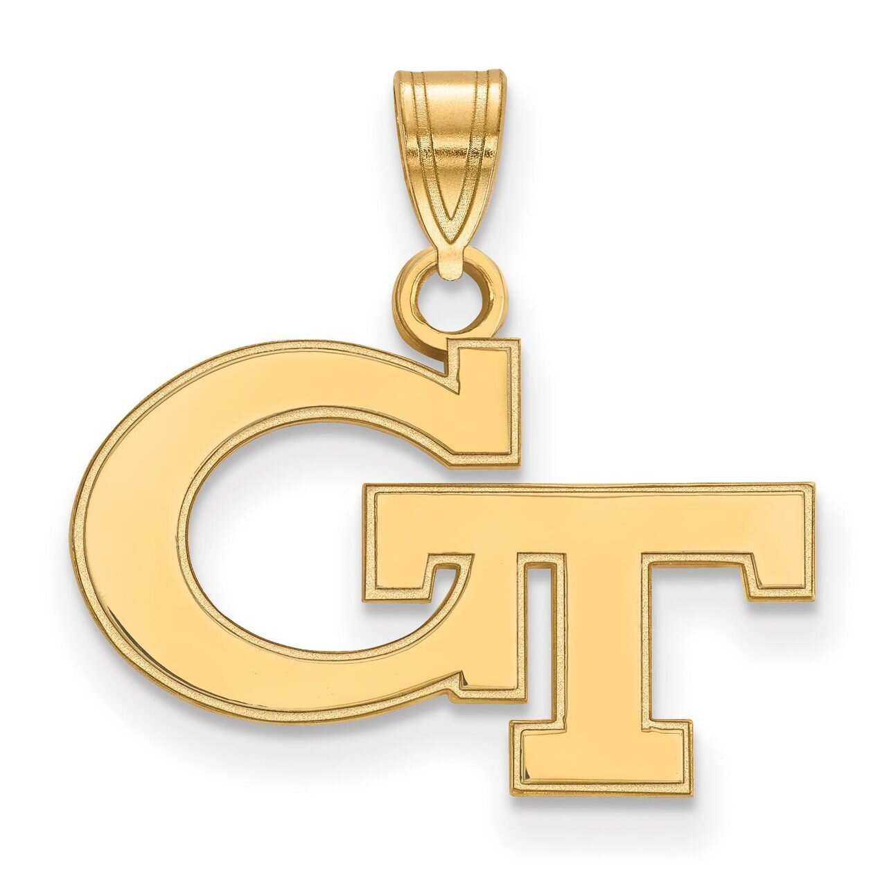 Georgia Institute of Technology Small Pendant 10k Yellow Gold 1Y002GT