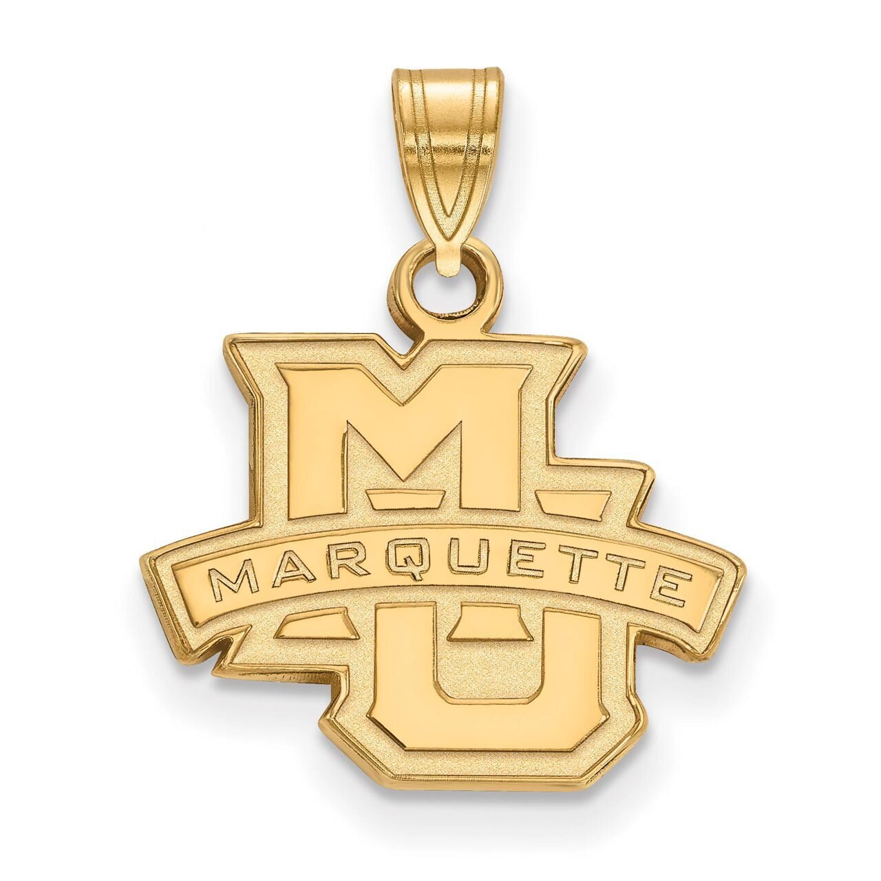 Marquette University Small Pendant 10k Yellow Gold 1Y002MAR