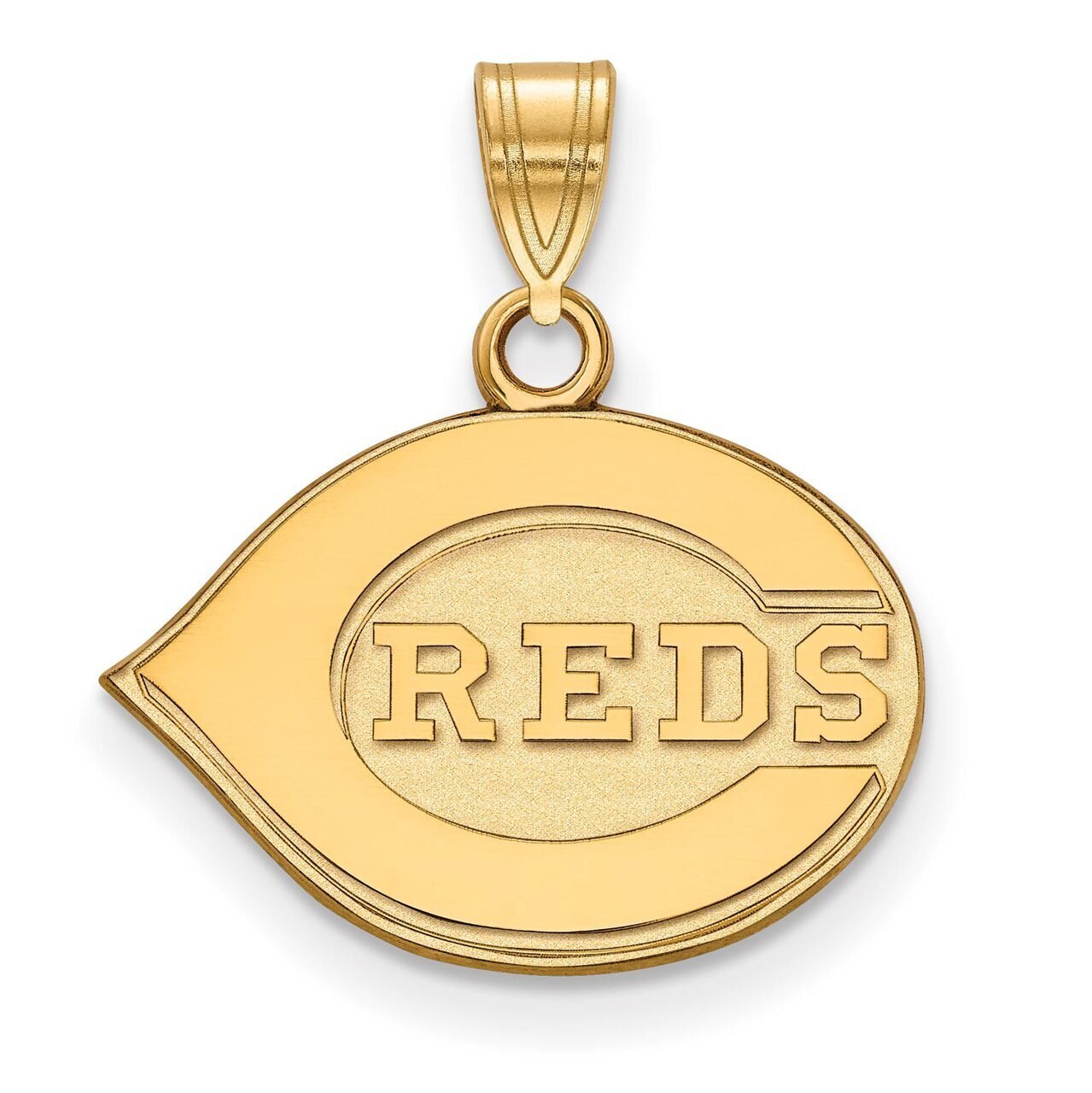 Cincinnati Reds Small Pendant 10k Yellow Gold 1Y002RDS, MPN: 1Y002RDS, 886774797717
