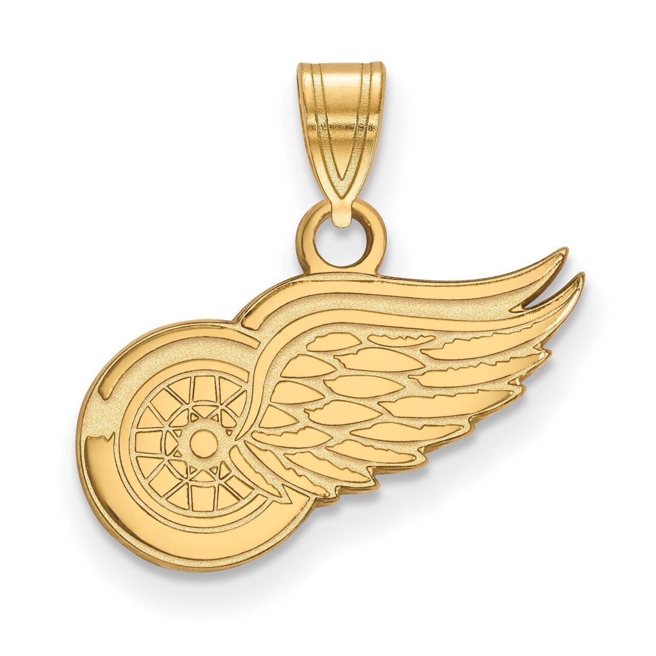 Detroit Red Wings Small Pendant 10k Yellow Gold 1Y002RWI