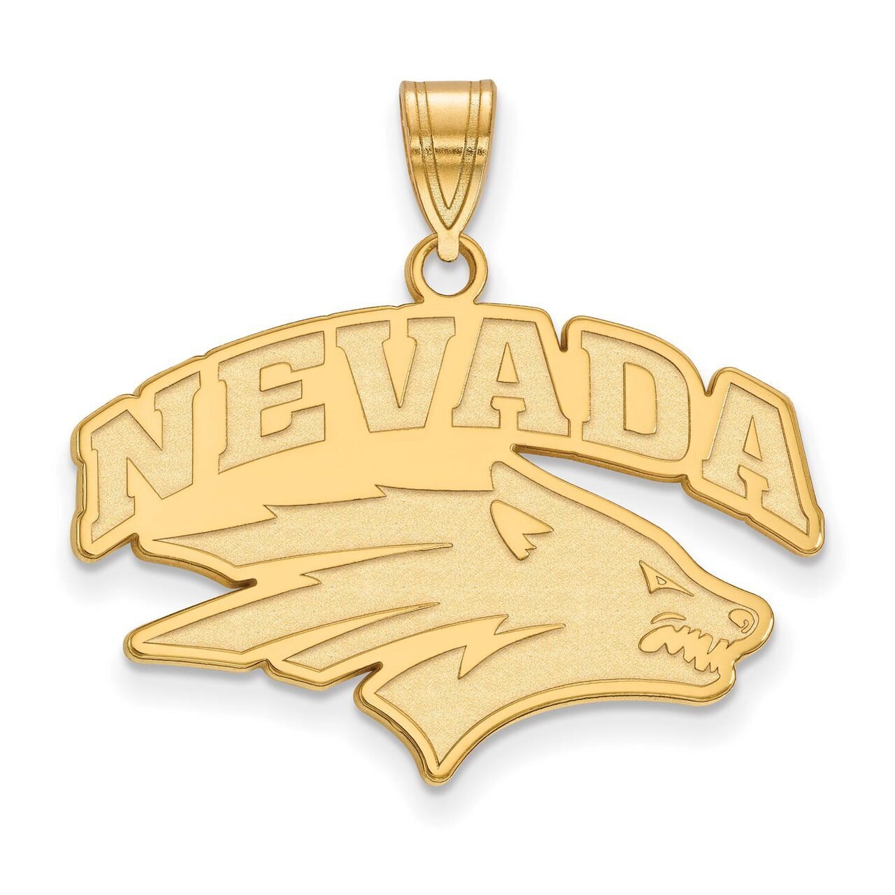 University of Nevada Large Pendant 10k Yellow Gold 1Y002UNR