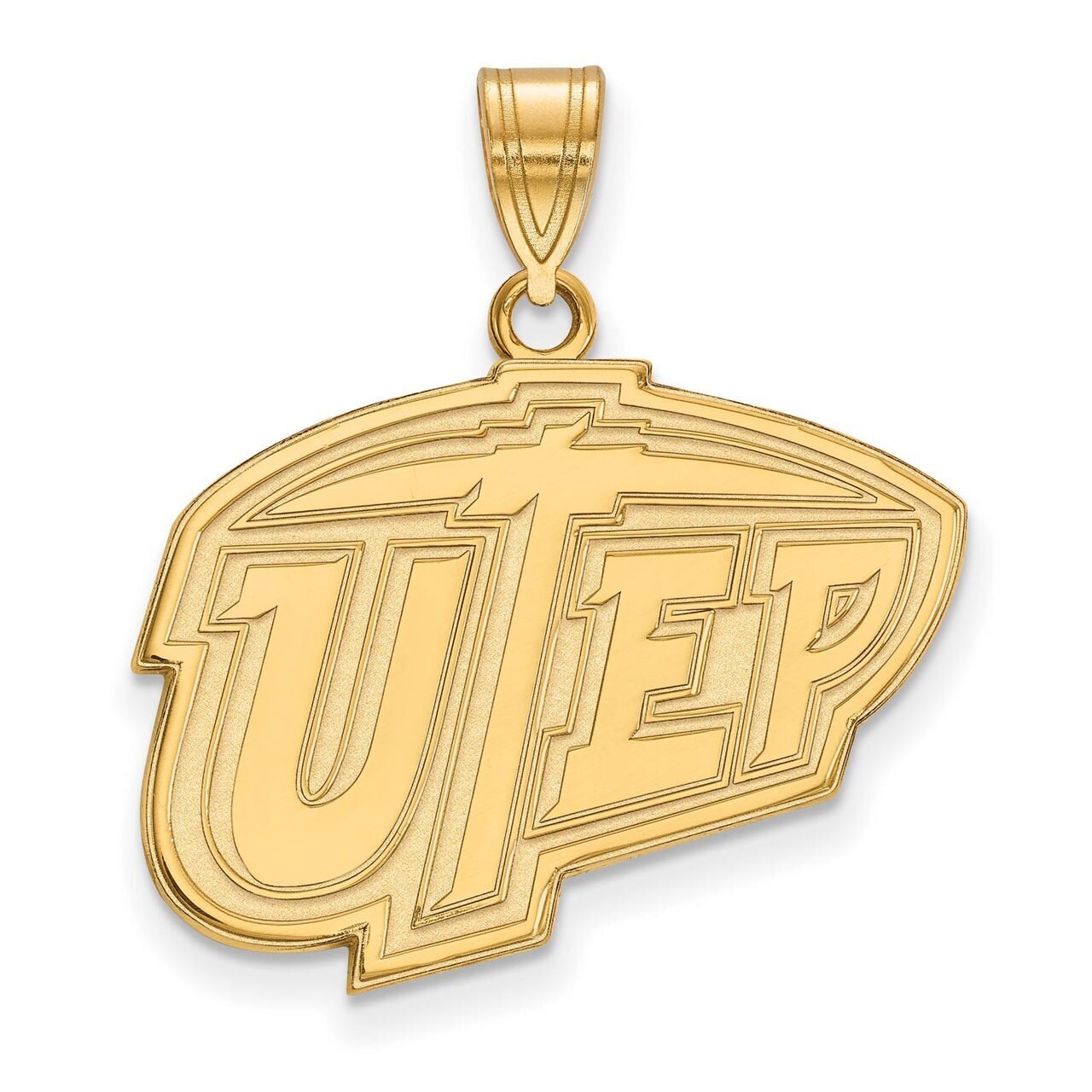 The University of Texas at El Paso Large Pendant 10k Yellow Gold 1Y002UTE