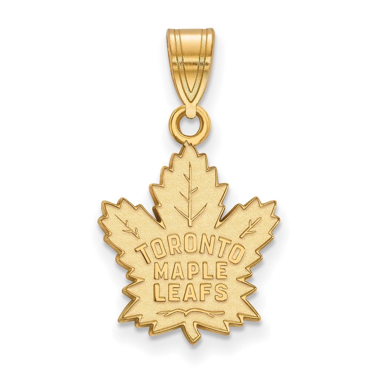 Toronto Maple Leafs Medium Pendant 10k Yellow Gold 1Y003MLE, MPN: 1Y003MLE, 886774734705