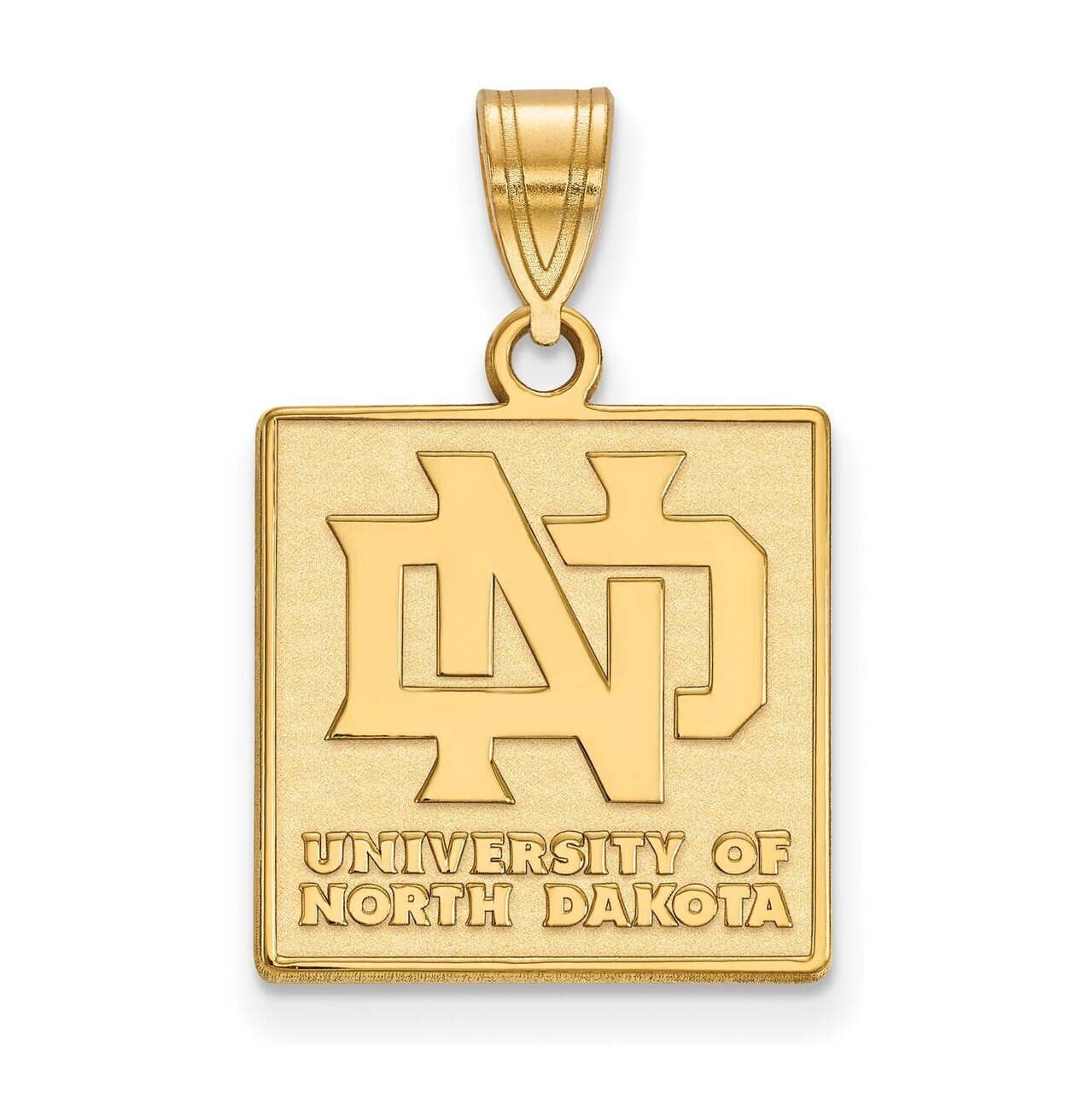 University of North Dakota Medium Pendant 10k Yellow Gold 1Y003UNOD