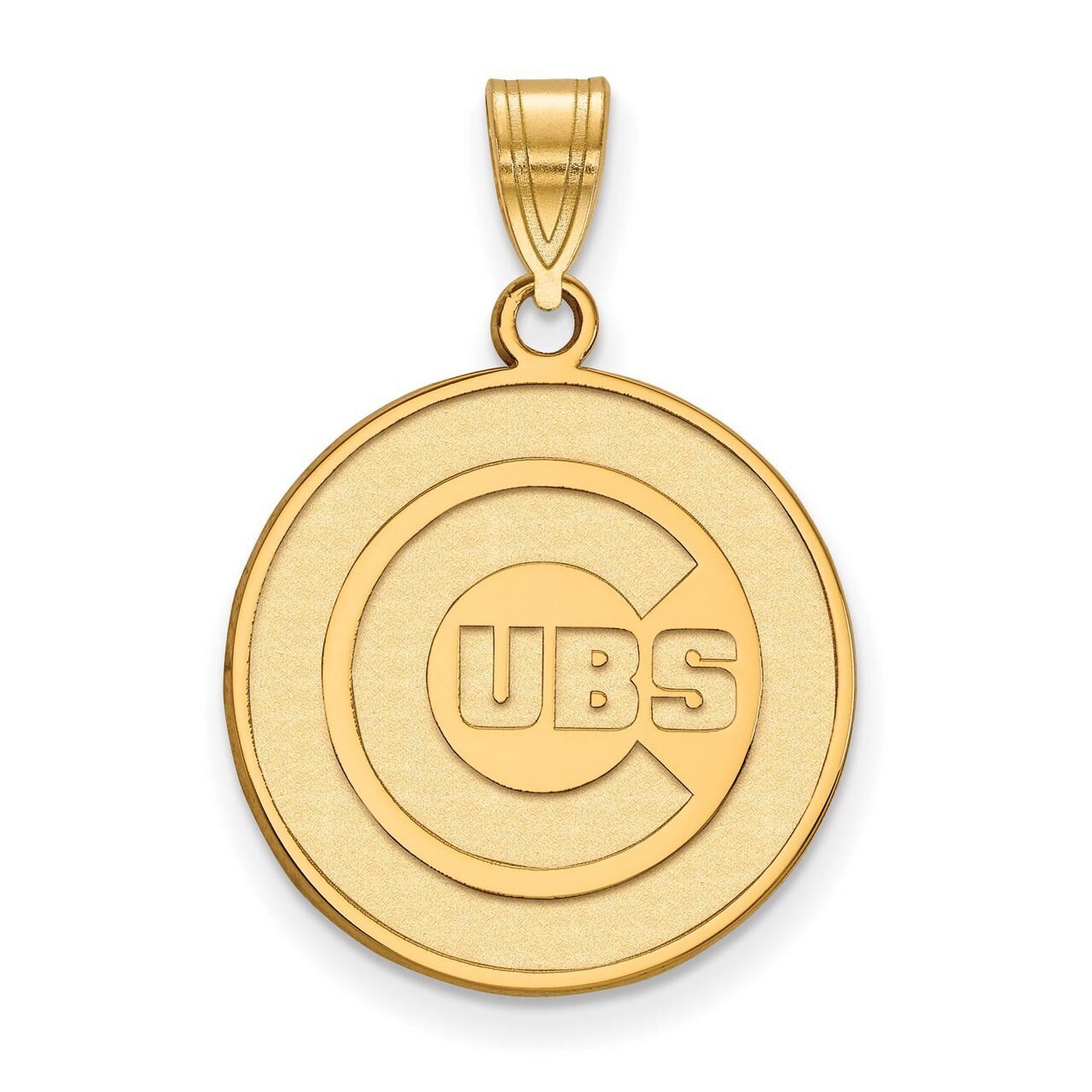 Chicago Cubs Large Pendant 10k Yellow Gold 1Y004CUB