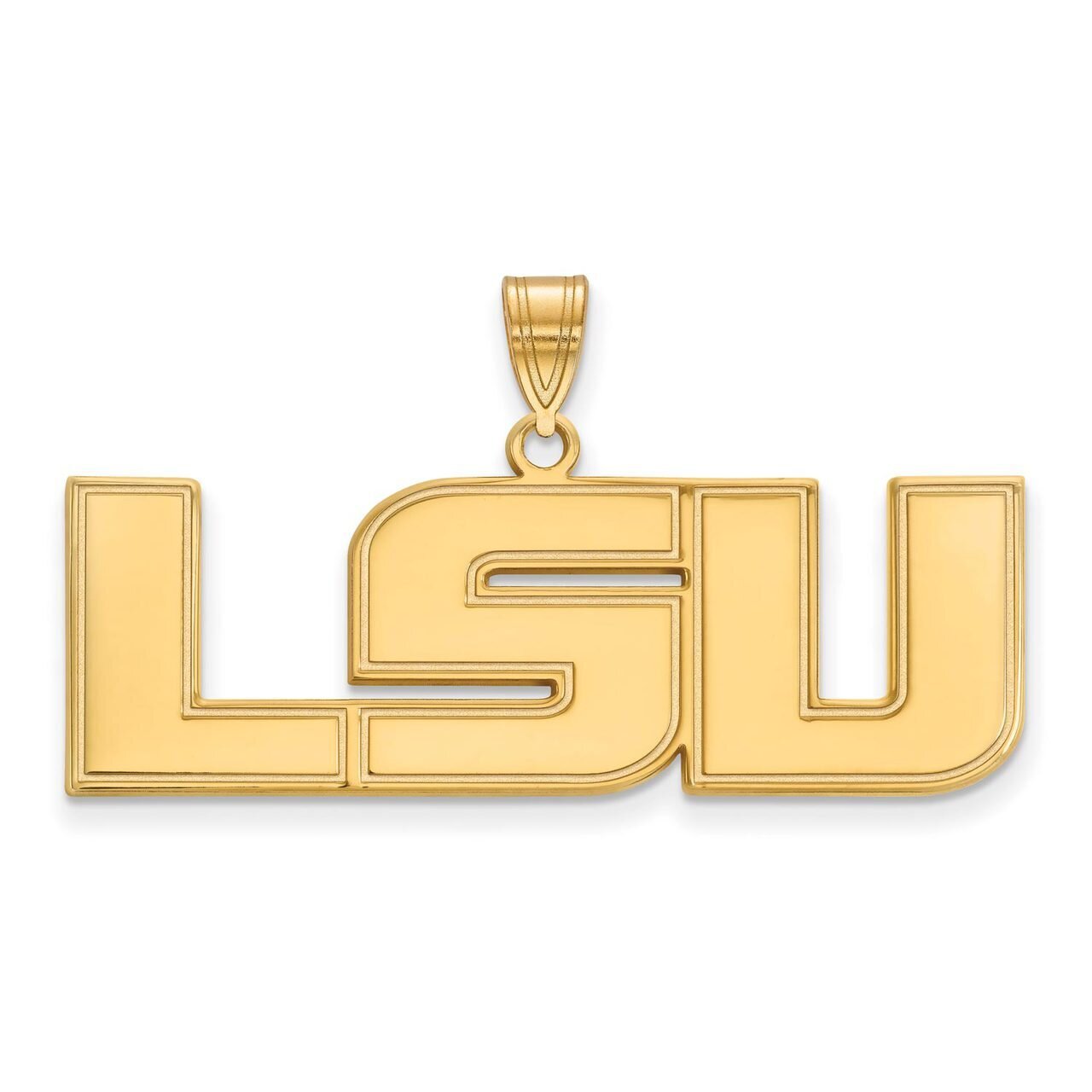 Louisiana State University Large Pendant 10k Yellow Gold 1Y004LSU