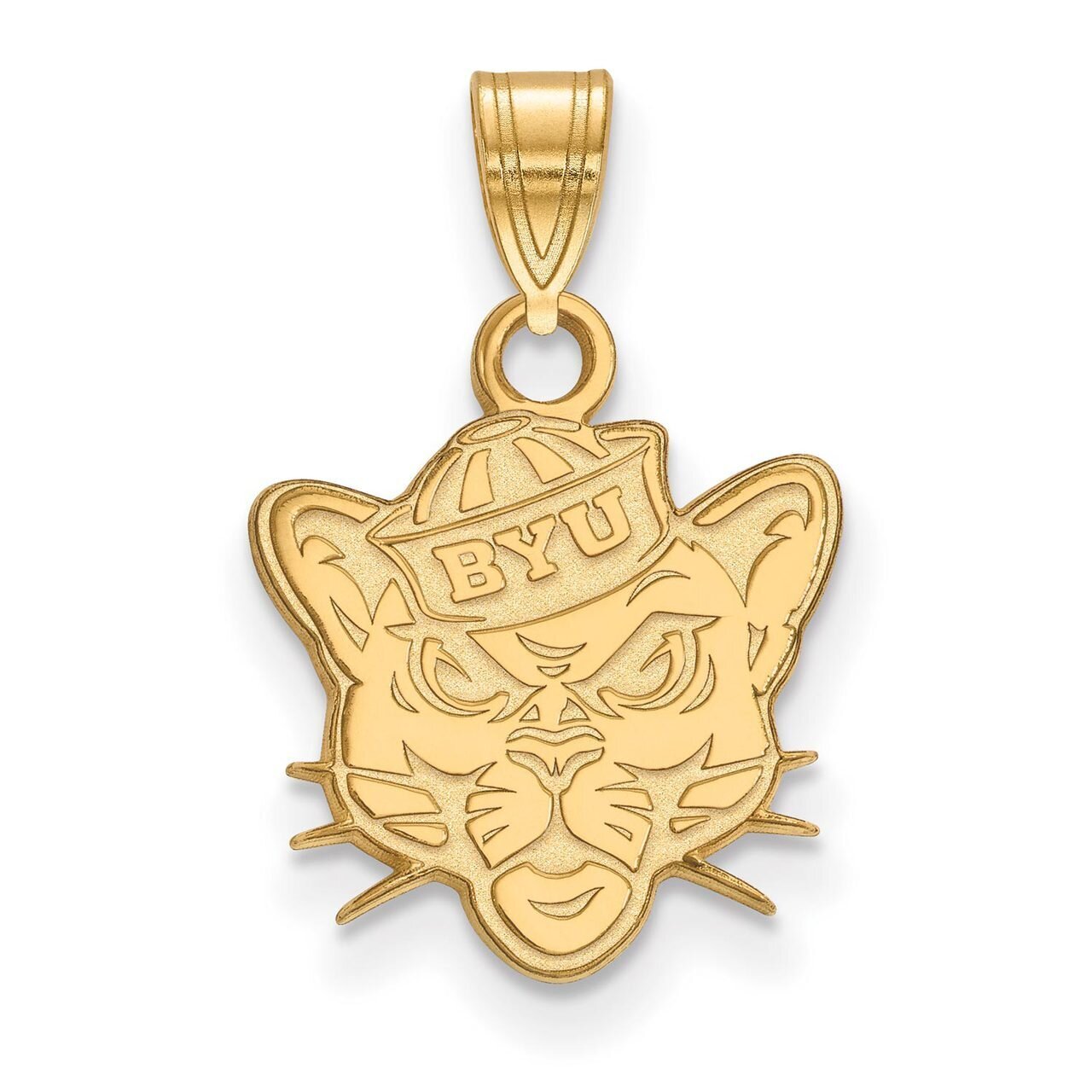 Brigham Young University Small Pendant 10k Yellow Gold 1Y005BYU