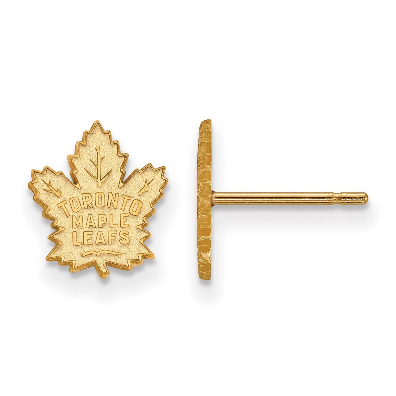 Toronto Maple Leafs x-Small Post Earring 10k Yellow Gold 1Y007MLE, MPN: 1Y007MLE, 886774804422
