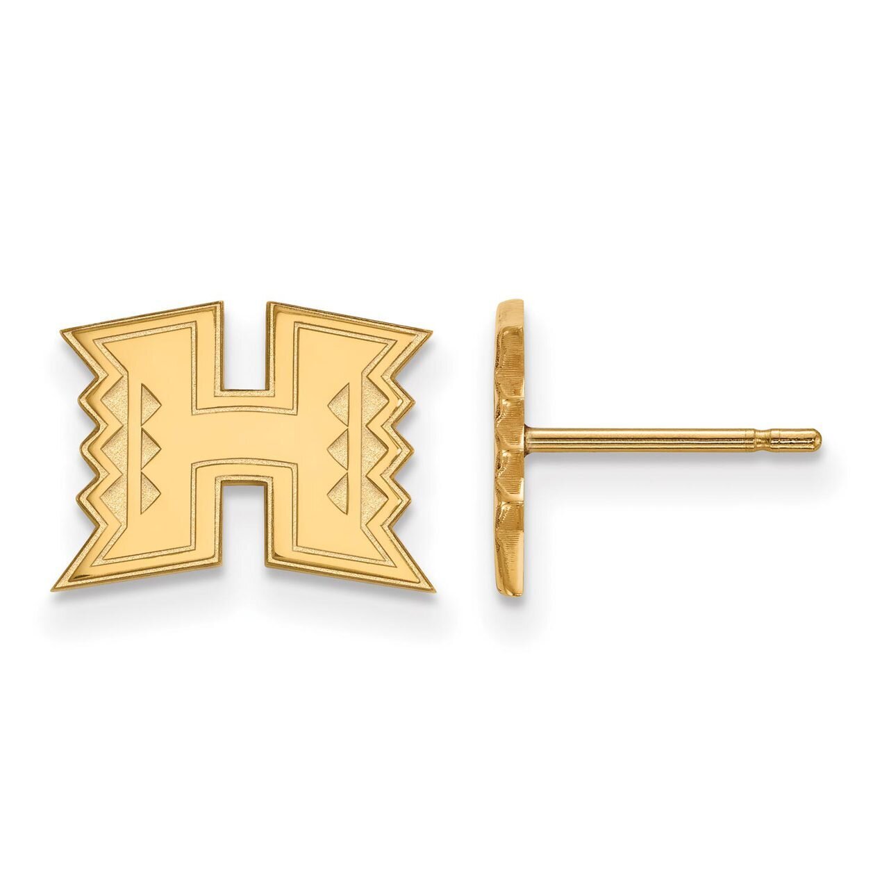 The University of Hawaii x-Small Post Earring 10k Yellow Gold 1Y007UHI, MPN: 1Y007UHI, 886774804774