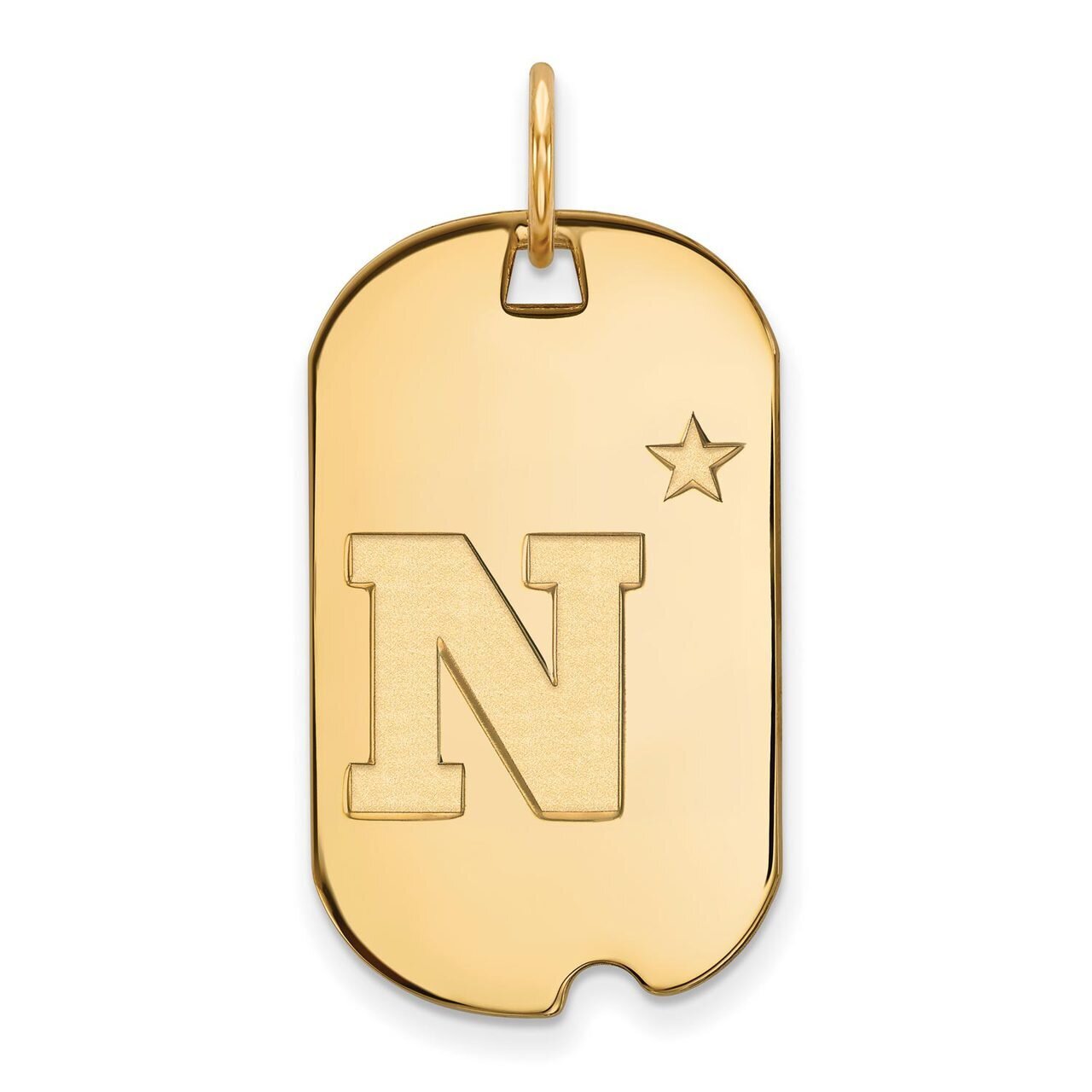 Navy Small Dog Tag 10k Yellow Gold 1Y007USN, MPN: 1Y007USN, 886774804927