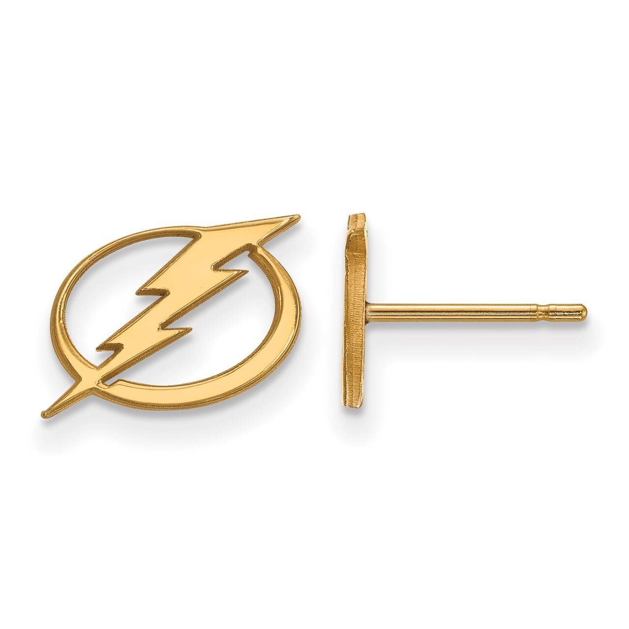 Tampa Bay Ligtning x-Small Post Earring 10k Yellow Gold 1Y008LIG, MPN: 1Y008LIG, 886774805450