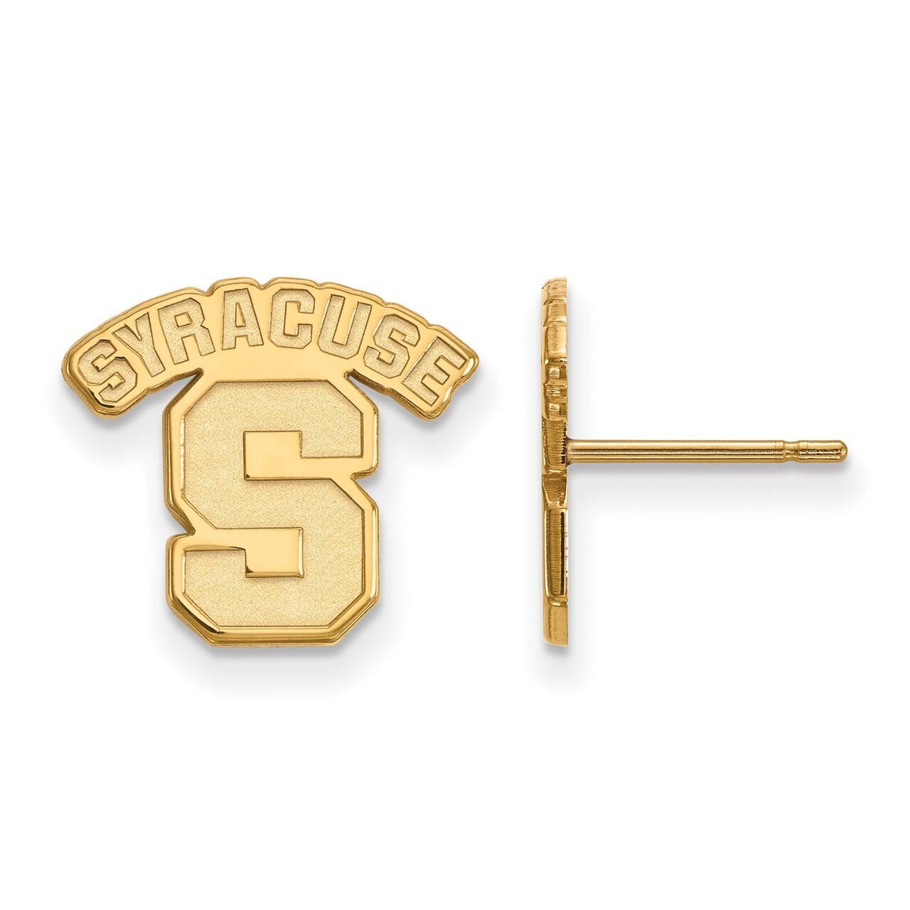 Syracuse University Small Post Earring 10k Yellow Gold 1Y008SYU, MPN: 1Y008SYU, 886774805818