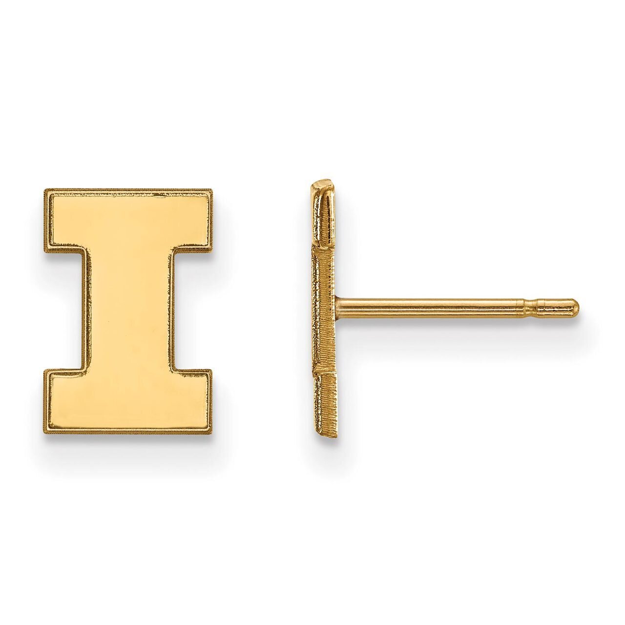 University of Illinois x-Small Post Earring 10k White Gold 1Y008UIL, MPN: 1Y008UIL, 886774806037