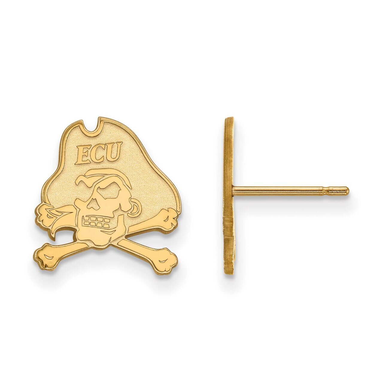 East Carolina University Small Post Earring 10k Yellow Gold 1Y009ECU, MPN: 1Y009ECU, 886774806648