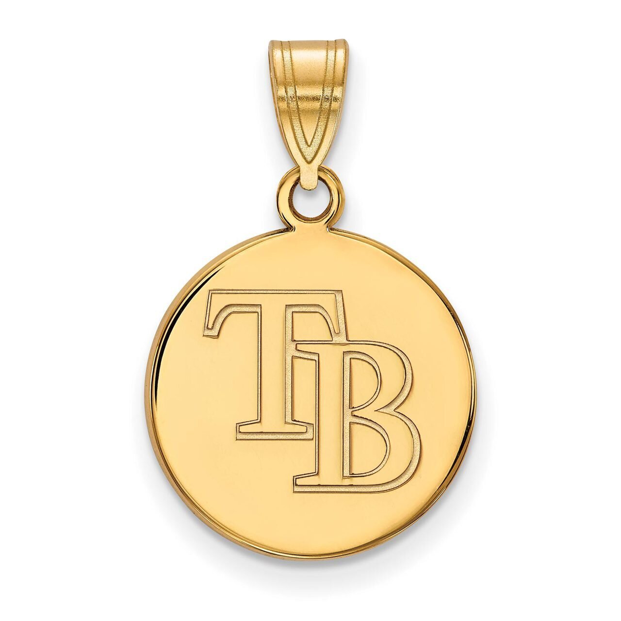 Tampa Bay Rays Medium Disc Pendant 10k Yellow Gold 1Y010DEV, MPN: 1Y010DEV, 886774807522