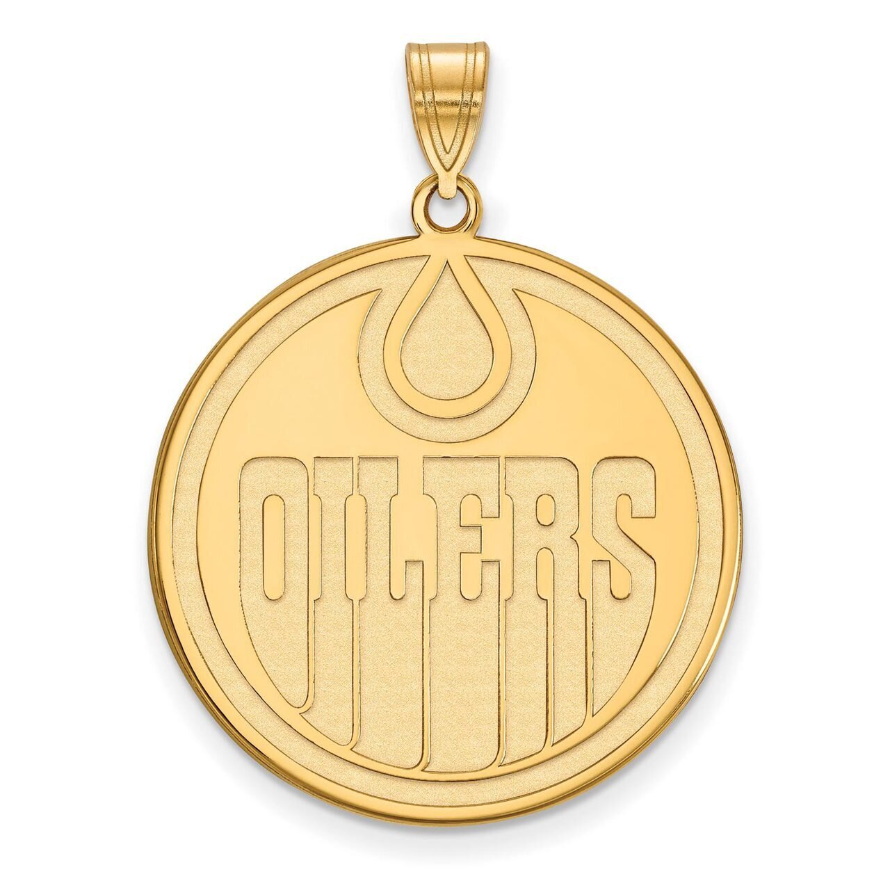 Edmonton Oilers x-Large Pendant 10k Yellow Gold 1Y010OIL, MPN: 1Y010OIL, 886774735160