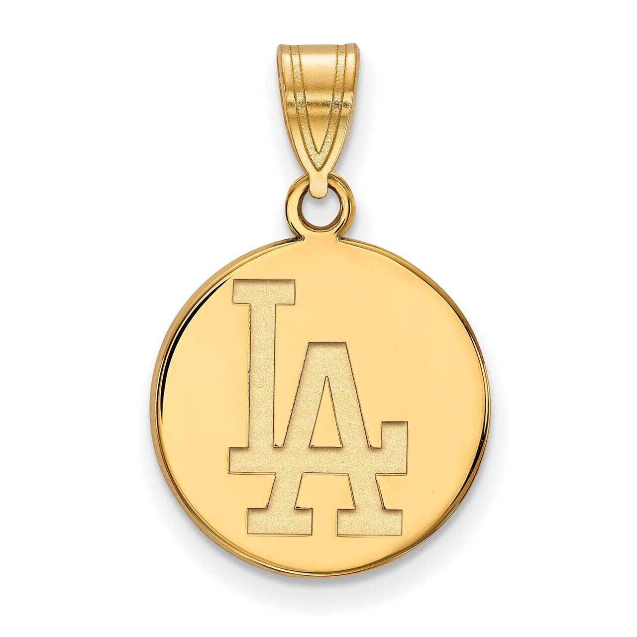 Los Angeles Dodgers Medium Disc Pendant 10k Yellow Gold 1Y015DOD, MPN: 1Y015DOD, 886774809557