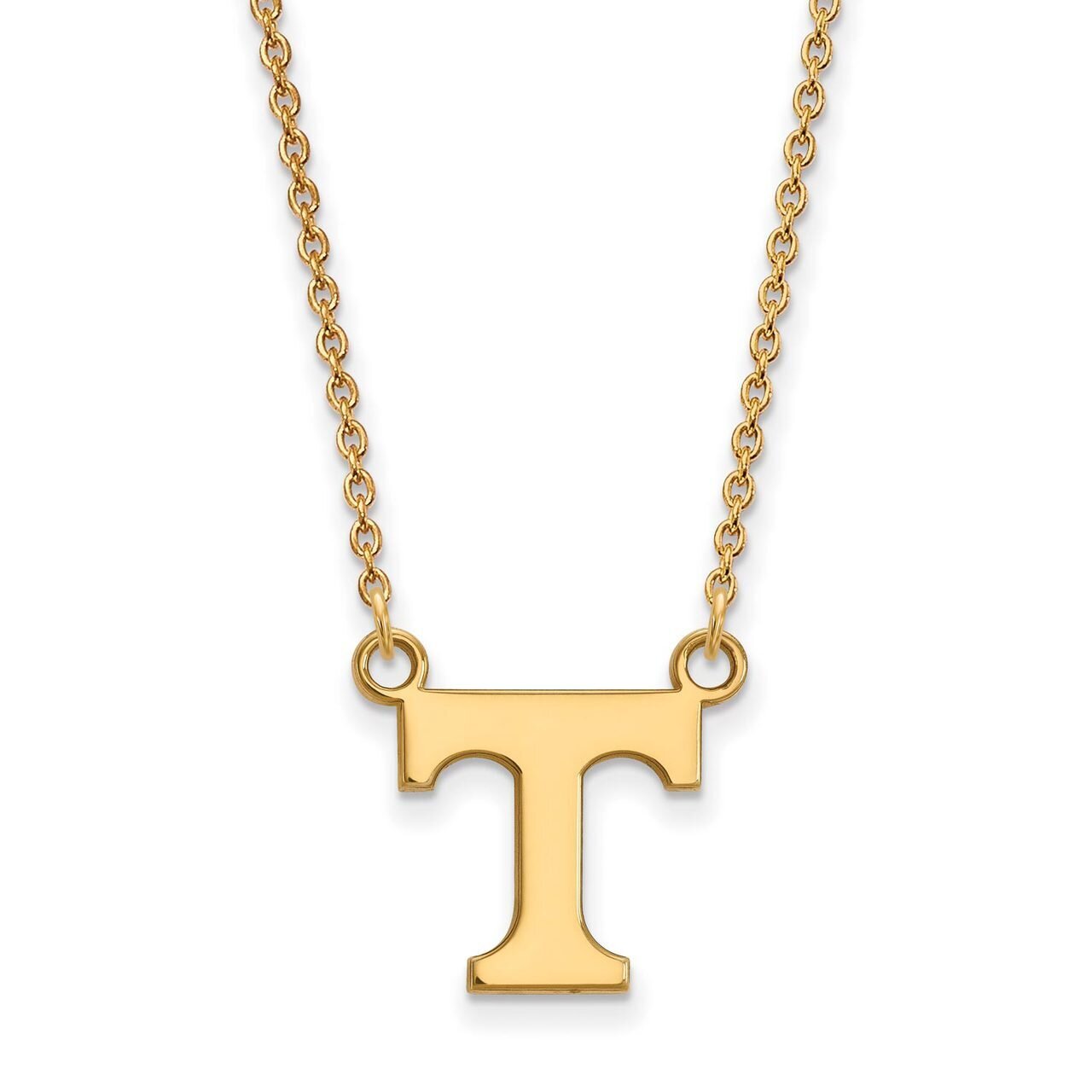 University of Tennessee Small Pendant with Chain Necklace 10k Yellow Gold 1Y015UTN-18, MPN: 1Y015UT…