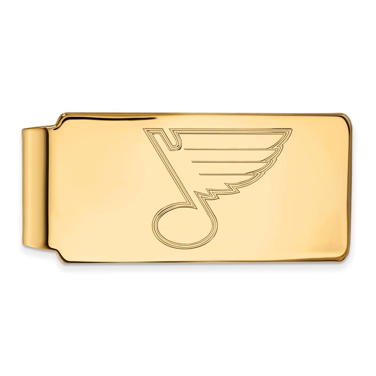 Saint Louis Blues Money Clip 10k Yellow Gold 1Y016BLE, MPN: 1Y016BLE, 886774735603