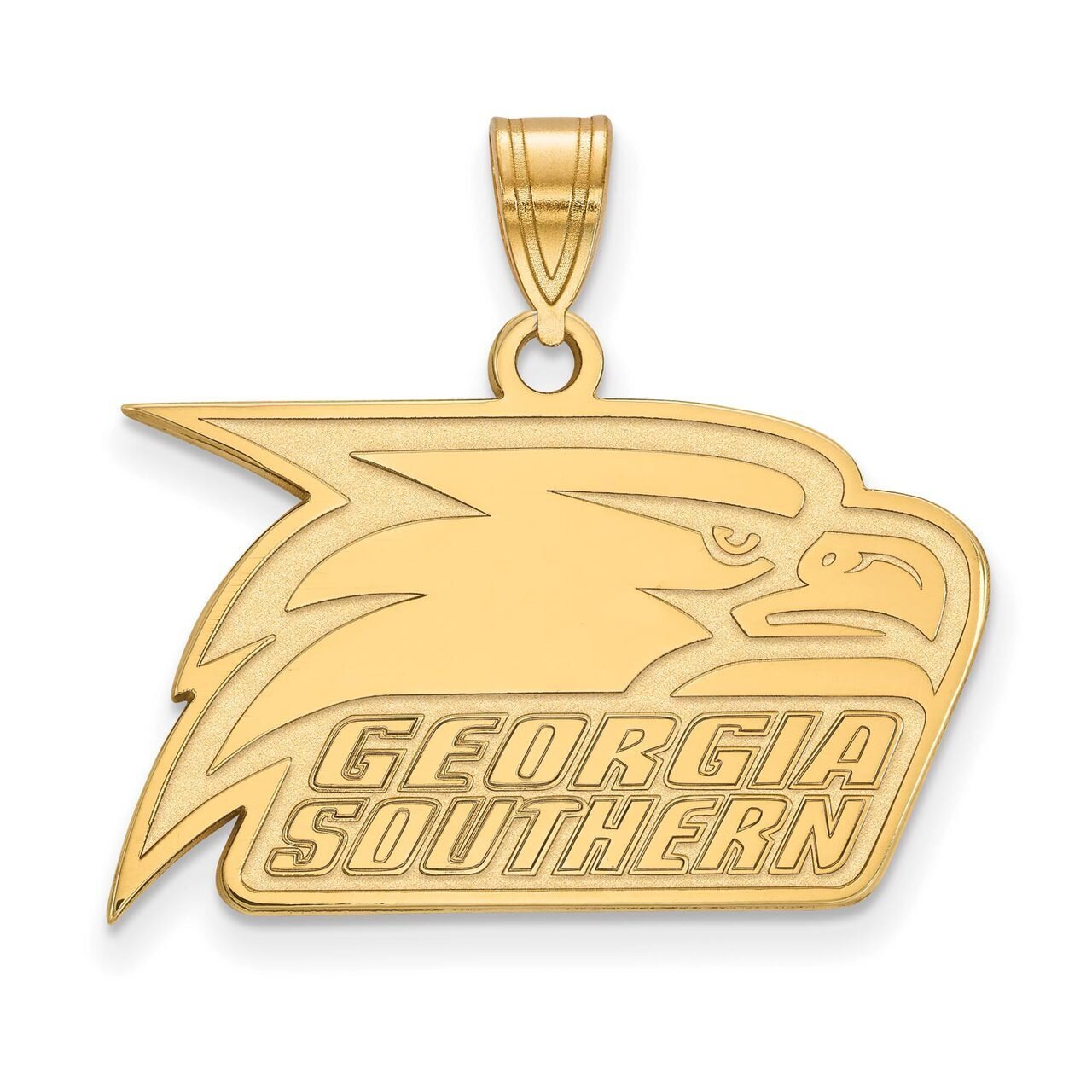 Georgia Southern University Medium Pendant 10k Yellow Gold 1Y021GSU
