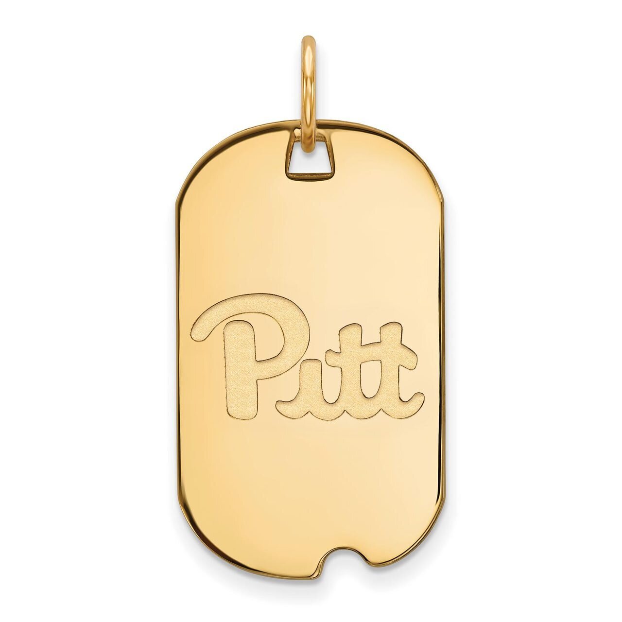University of Pittsburgh Small Dog Tag 10k Yellow Gold 1Y021UPI, MPN: 1Y021UPI, 886774812120