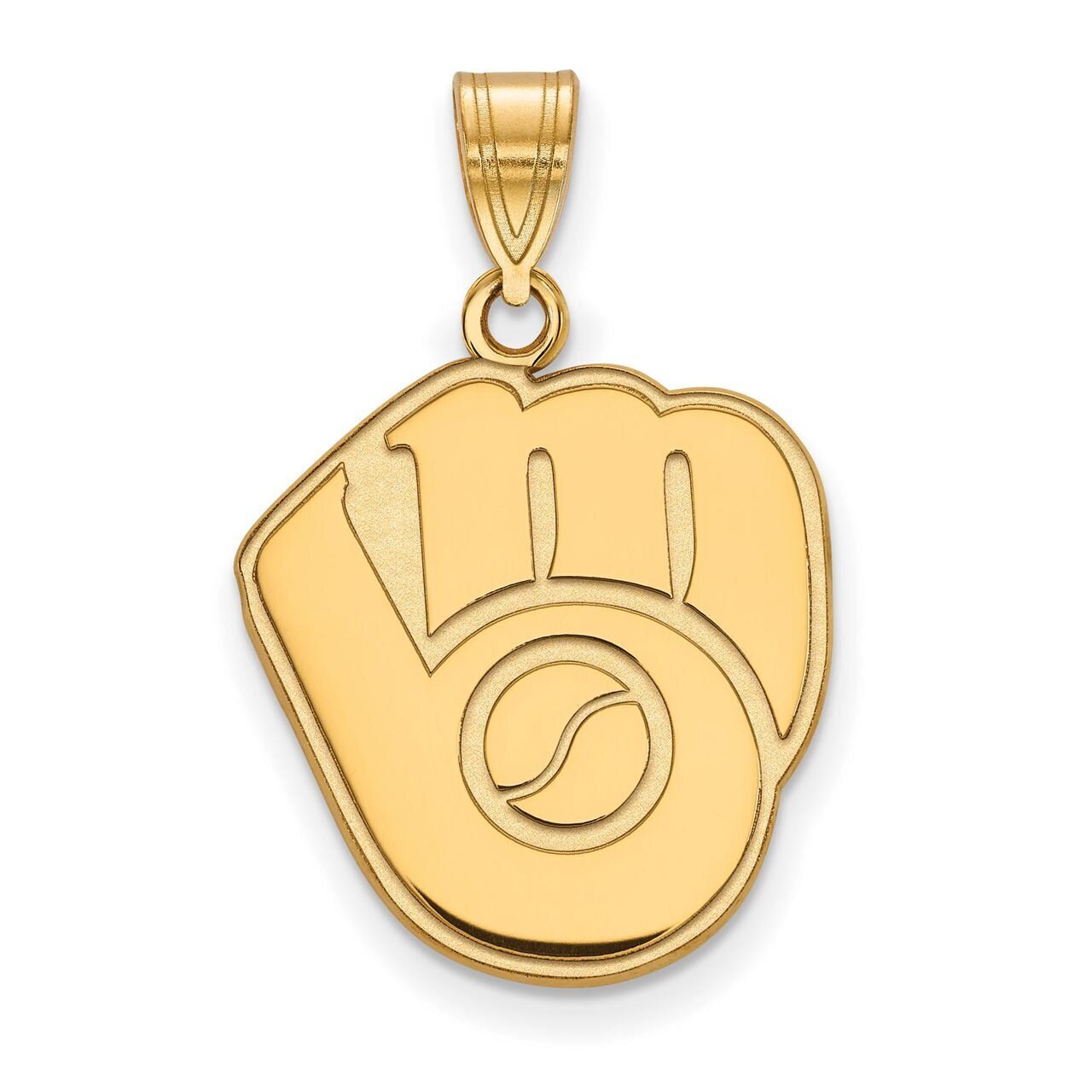 Milwaukee Brewers Large Pendant 10k Yellow Gold 1Y022BRE, MPN: 1Y022BRE, 886774812250