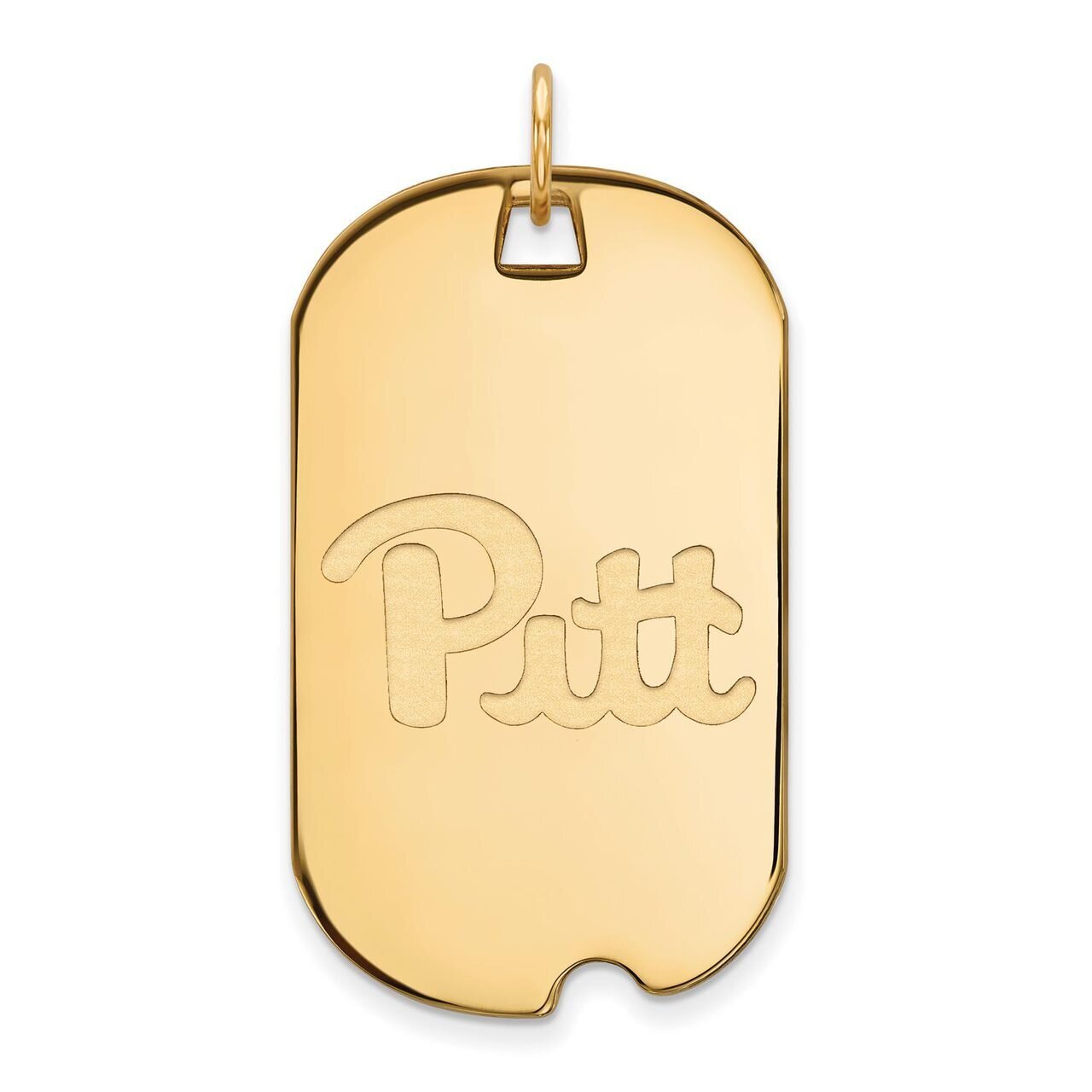 University of Pittsburgh Large Dog Tag 10k Yellow Gold 1Y022UPI, MPN: 1Y022UPI, 886774812519