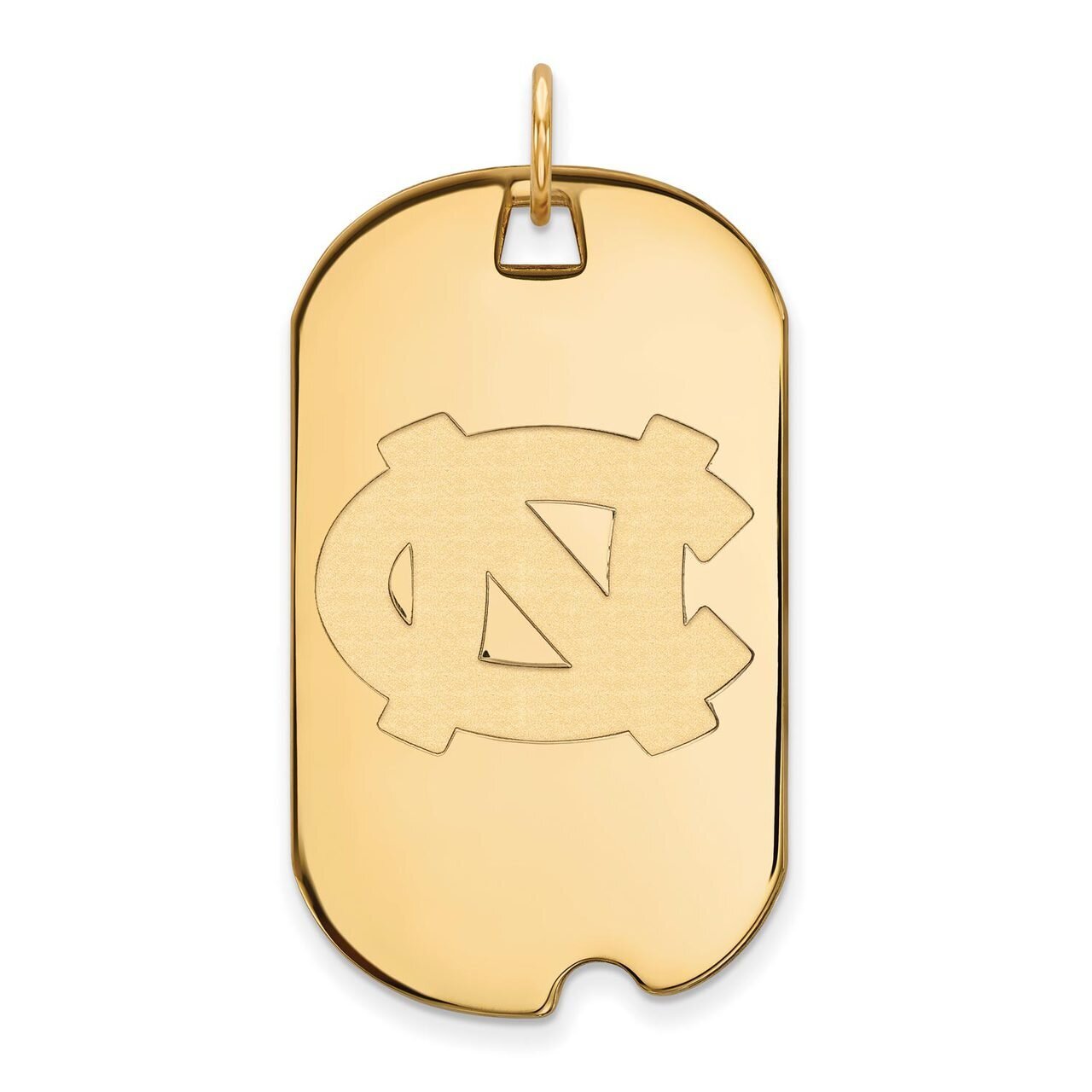 University of North Carolina Large Dog Tag 10k Yellow Gold 1Y025UNC, MPN: 1Y025UNC, 886774813523