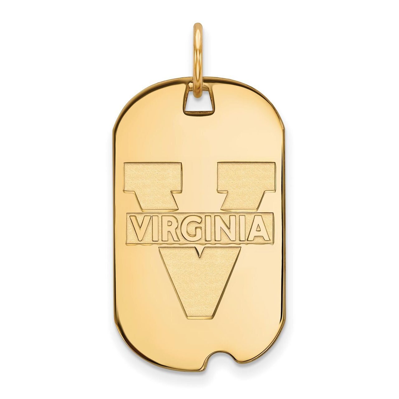 University of Virginia Small Dog Tag 10k Yellow Gold 1Y027UVA, MPN: 1Y027UVA, 886774814278