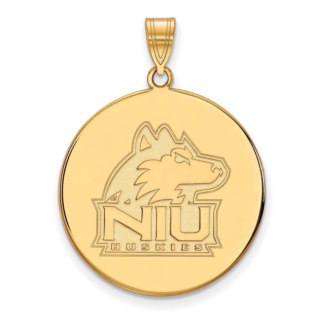 Northern Illinois University x-Large Disc Pendant 10k Yellow Gold 1Y035NIU, MPN: 1Y035NIU, 88677481…