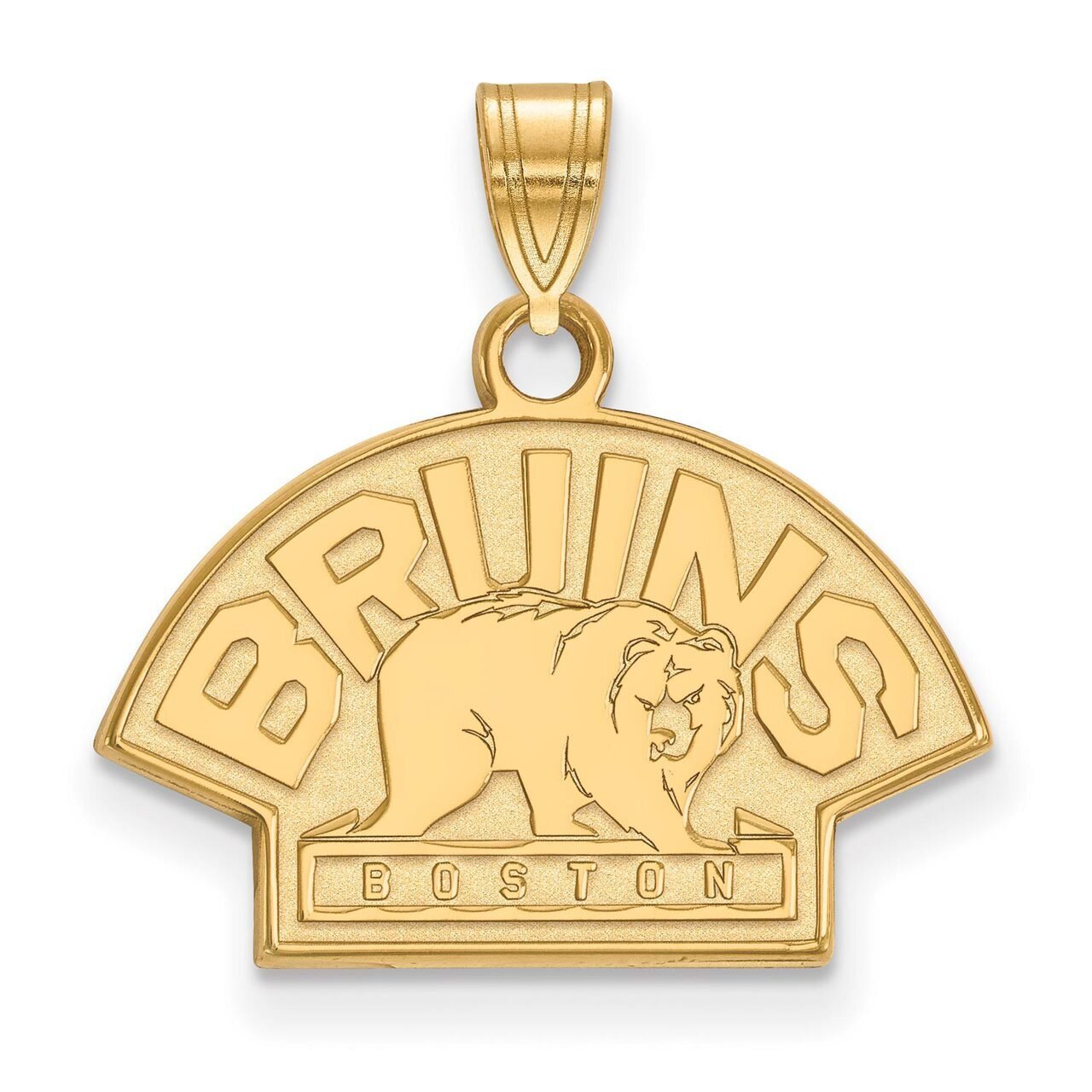 Boston Bruins Small Pendant 10k Yellow Gold 1Y039BRI, MPN: 1Y039BRI, 886774735979