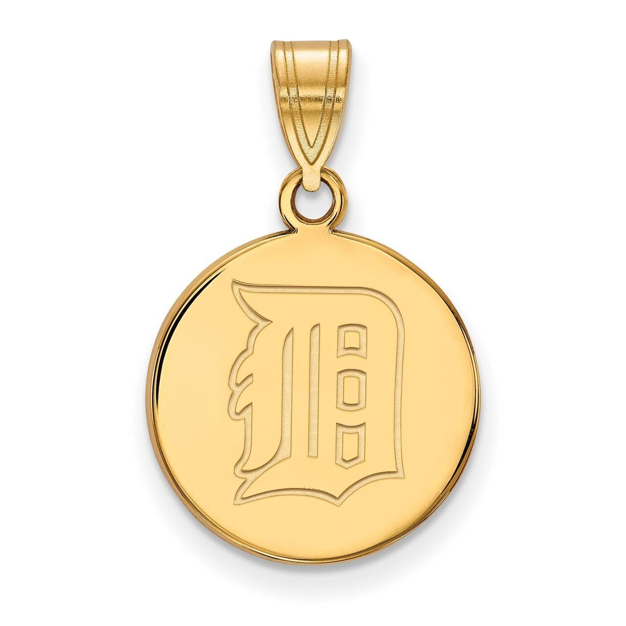 Detroit Tigers Medium Disc Pendant 10k Yellow Gold 1Y039TIG, MPN: 1Y039TIG, 886774816128