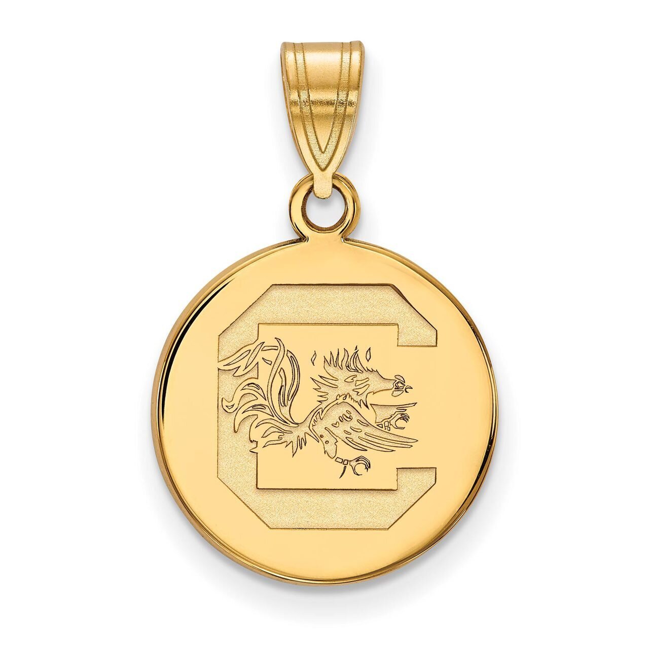 University of South Carolina Medium Disc Pendant 10k Yellow Gold 1Y039USO, MPN: 1Y039USO, 886774816…