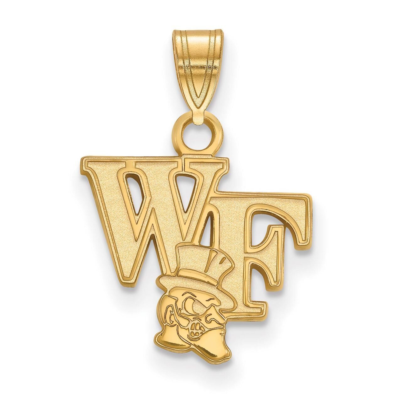 Wake Forest University Small Pendant 10k Yellow Gold 1Y042WFU