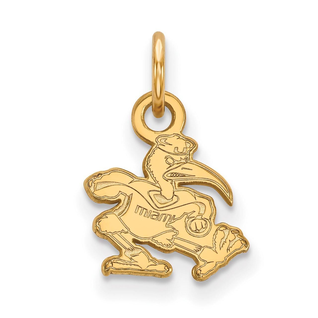 University of Miami x-Small Pendant 10k Yellow Gold 1Y043UMF, MPN: 1Y043UMF, 886774817262