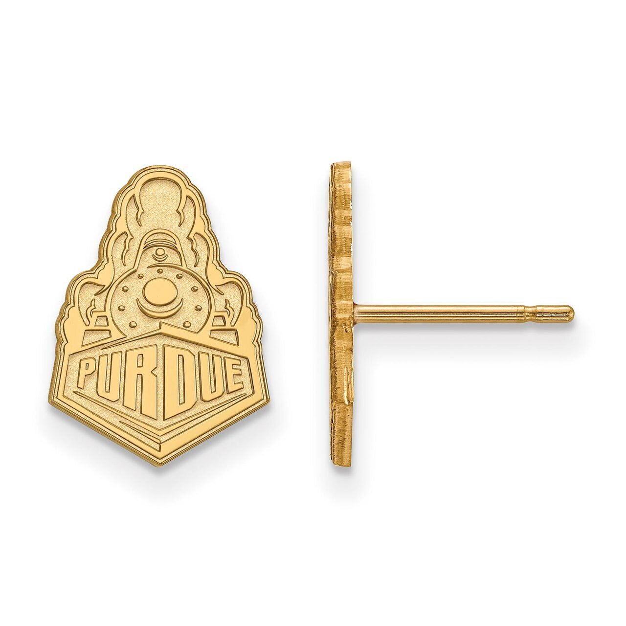 Purdue Small Post Earring 10k Yellow Gold 1Y044PU, MPN: 1Y044PU, 886774817538